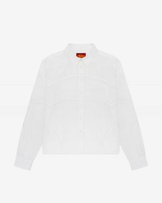 Panelled Button Up Shirt