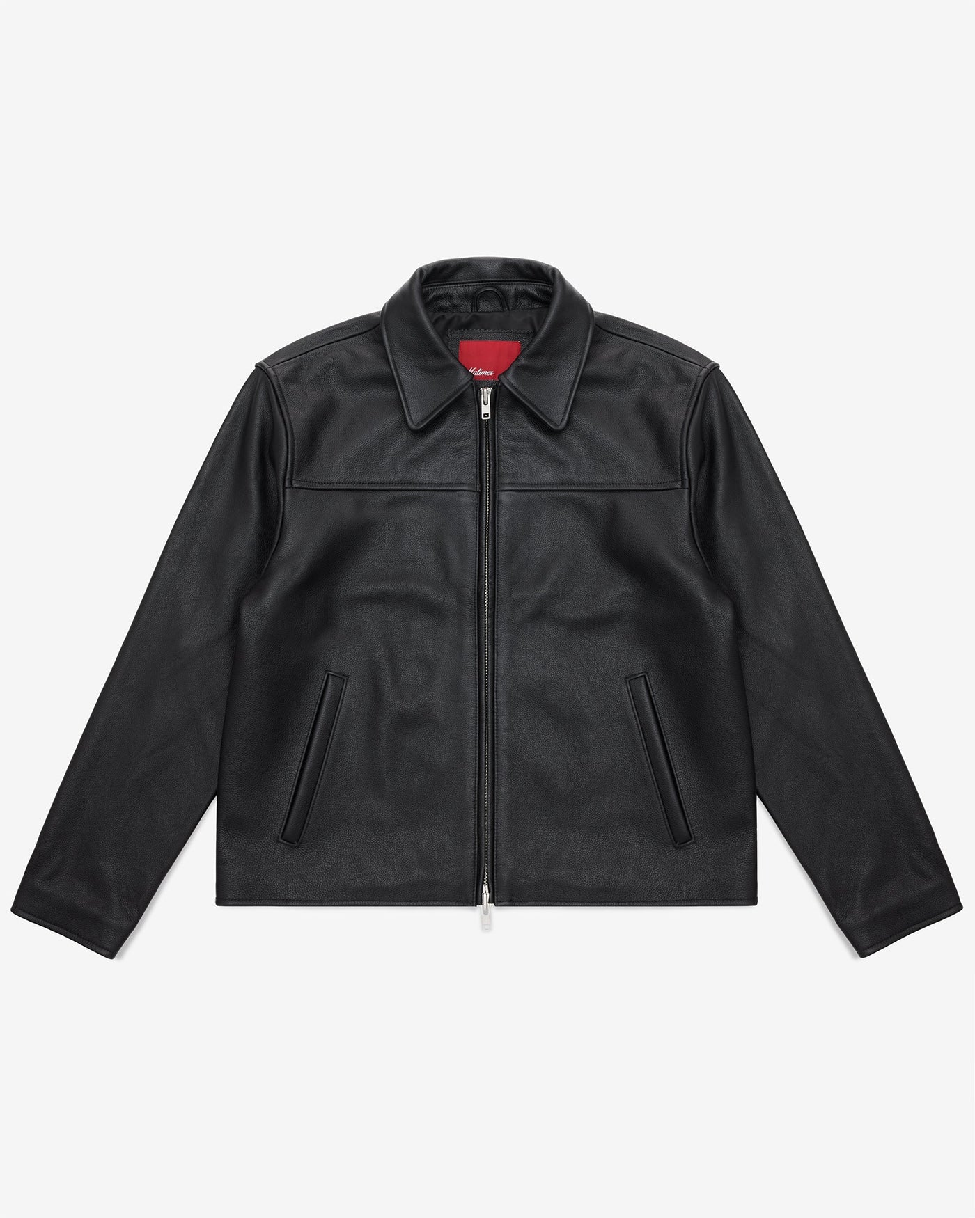 Leather Jacket - Black - Full-Grain Cowhide - Outerwear