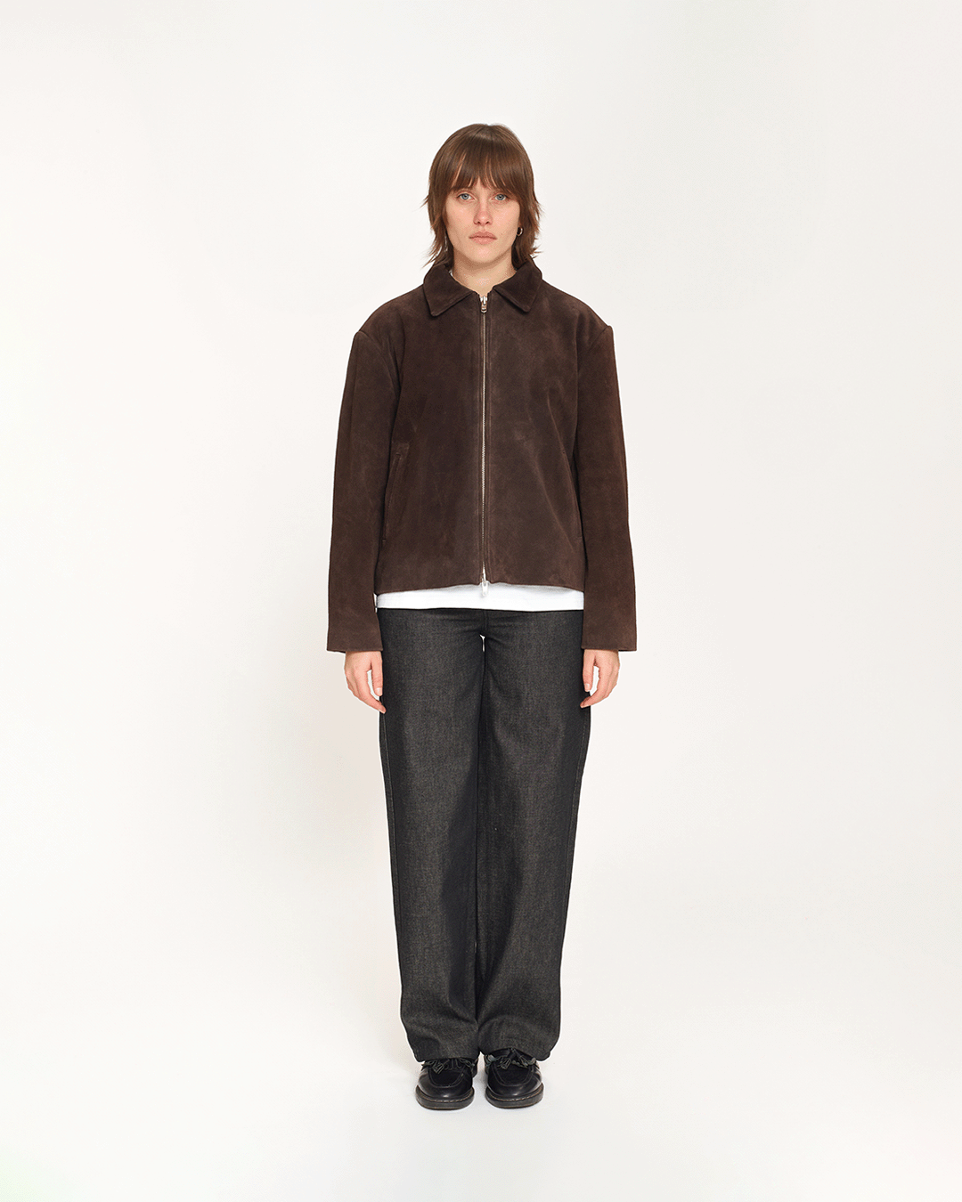 Suede Dinner Jacket (Brown)