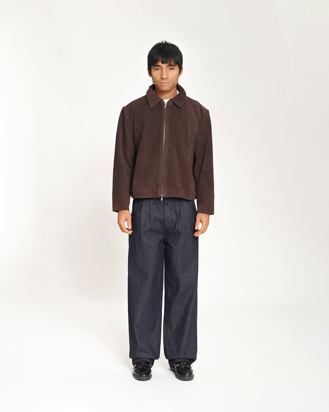 Suede Dinner Jacket (Brown)
