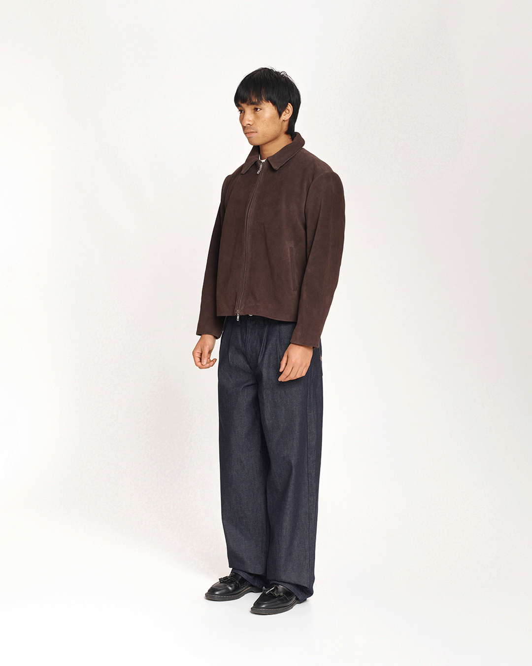 Suede Dinner Jacket (Brown)