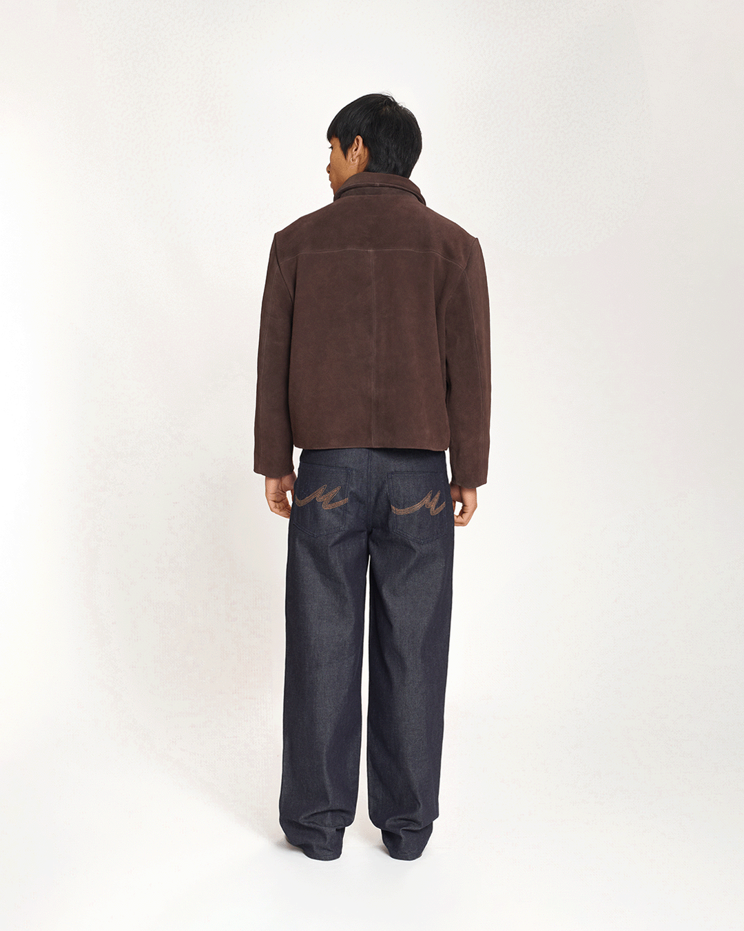 Suede Dinner Jacket (Brown)
