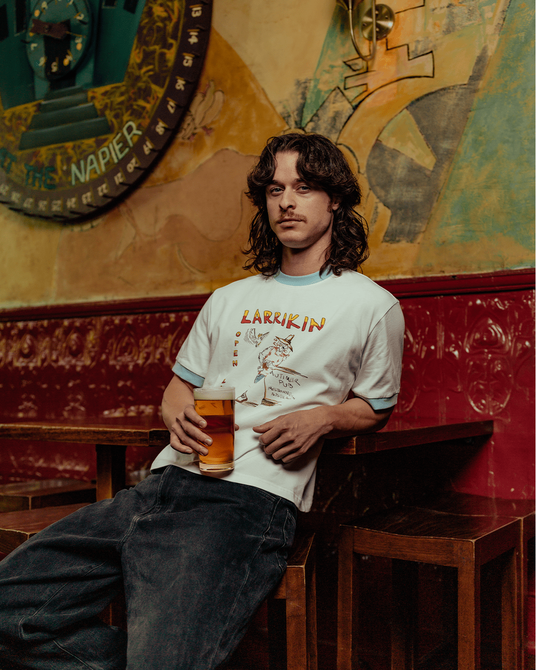 Larrikin Ringer T-Shirt