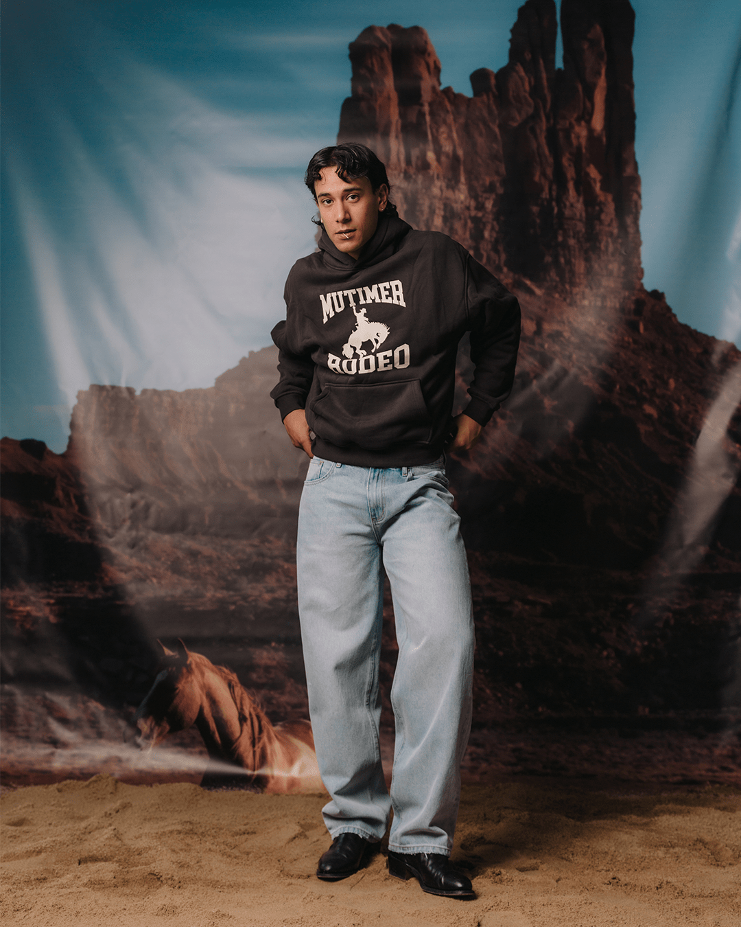 Rodeo Hoodie Black