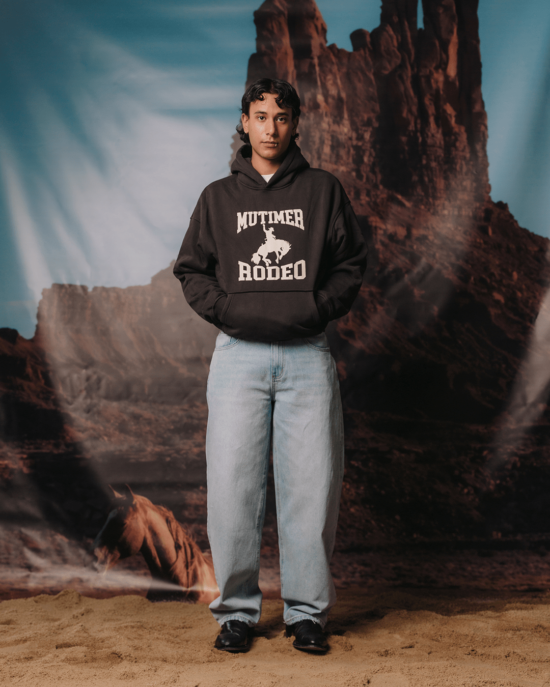 Rodeo Hoodie Black