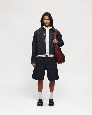 Bordeaux Leather Carry-All Everyday Tote