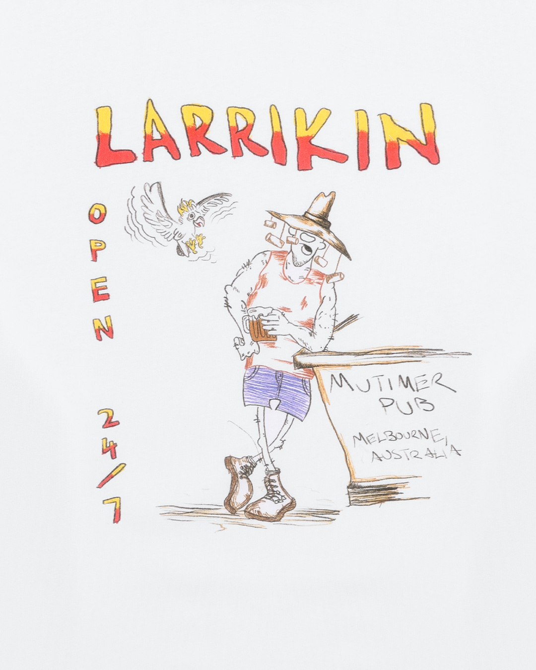 Larrikin Ringer T-Shirt