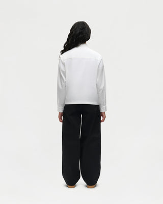 Decadence Long Sleeve Shirt (Pearl White)