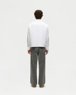Decadence Long Sleeve Shirt (Pearl White)