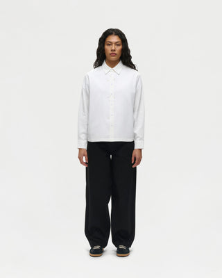 Decadence Long Sleeve Shirt (Pearl White)