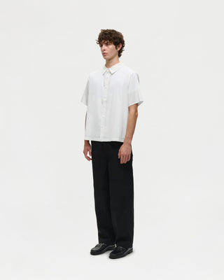 Decadence Short Sleeve Shirt (Pearl White)