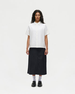 Decadence Short Sleeve Shirt (Pearl White)