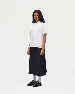 Decadence Short Sleeve Shirt (Pearl White)