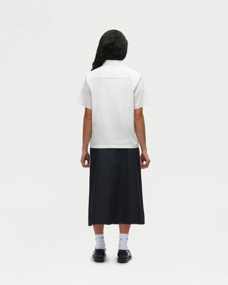 Decadence Short Sleeve Shirt (Pearl White)