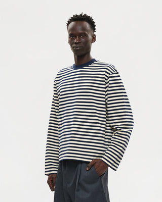 Longsleeve Freddy T-Shirt (Navy / Off-White)