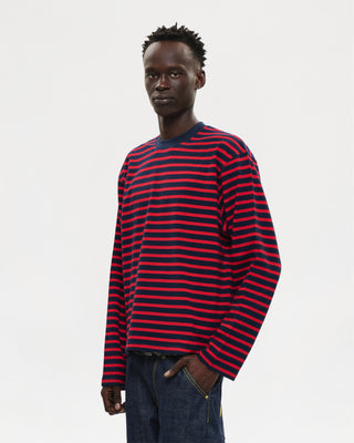 Longsleeve Freddy T-Shirt (Navy / Red)