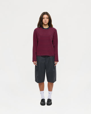 Longsleeve Freddy T-Shirt (Navy / Red)