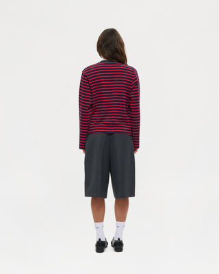 Longsleeve Freddy T-Shirt (Navy / Red)