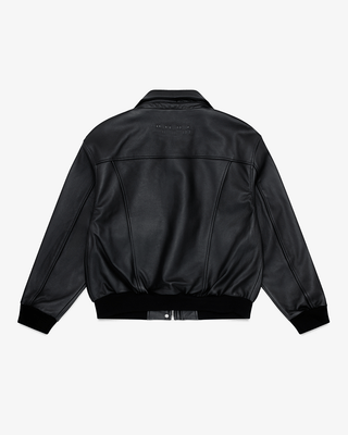 Leather Bomber Jacket