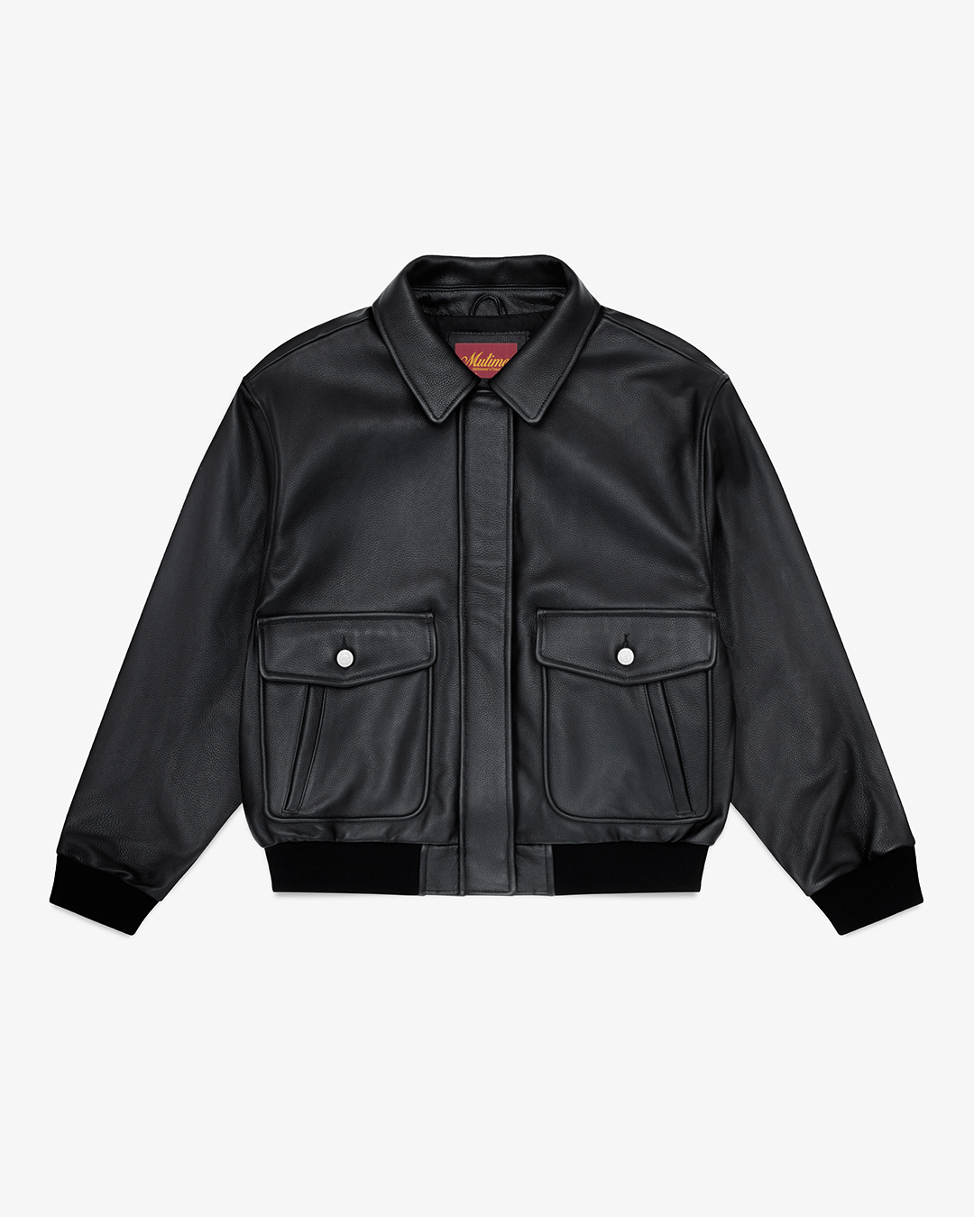 Leather Bomber Jacket