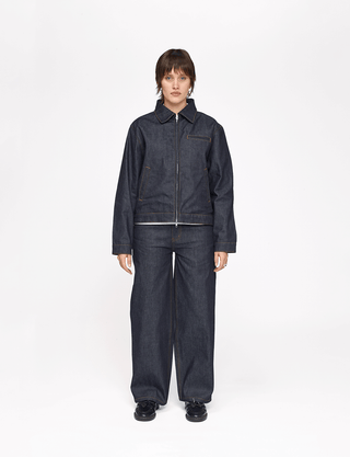 Raw Denim Workwear Jacket