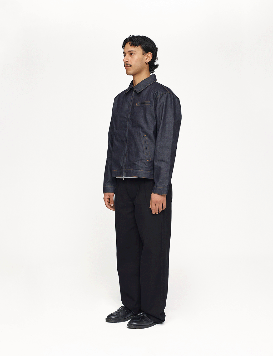 Raw Denim Workwear Jacket