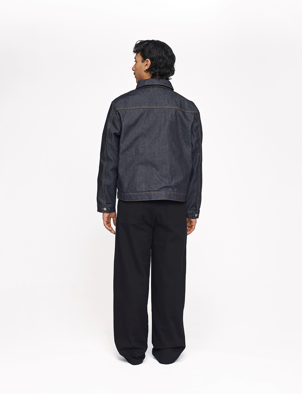 Raw Denim Workwear Jacket