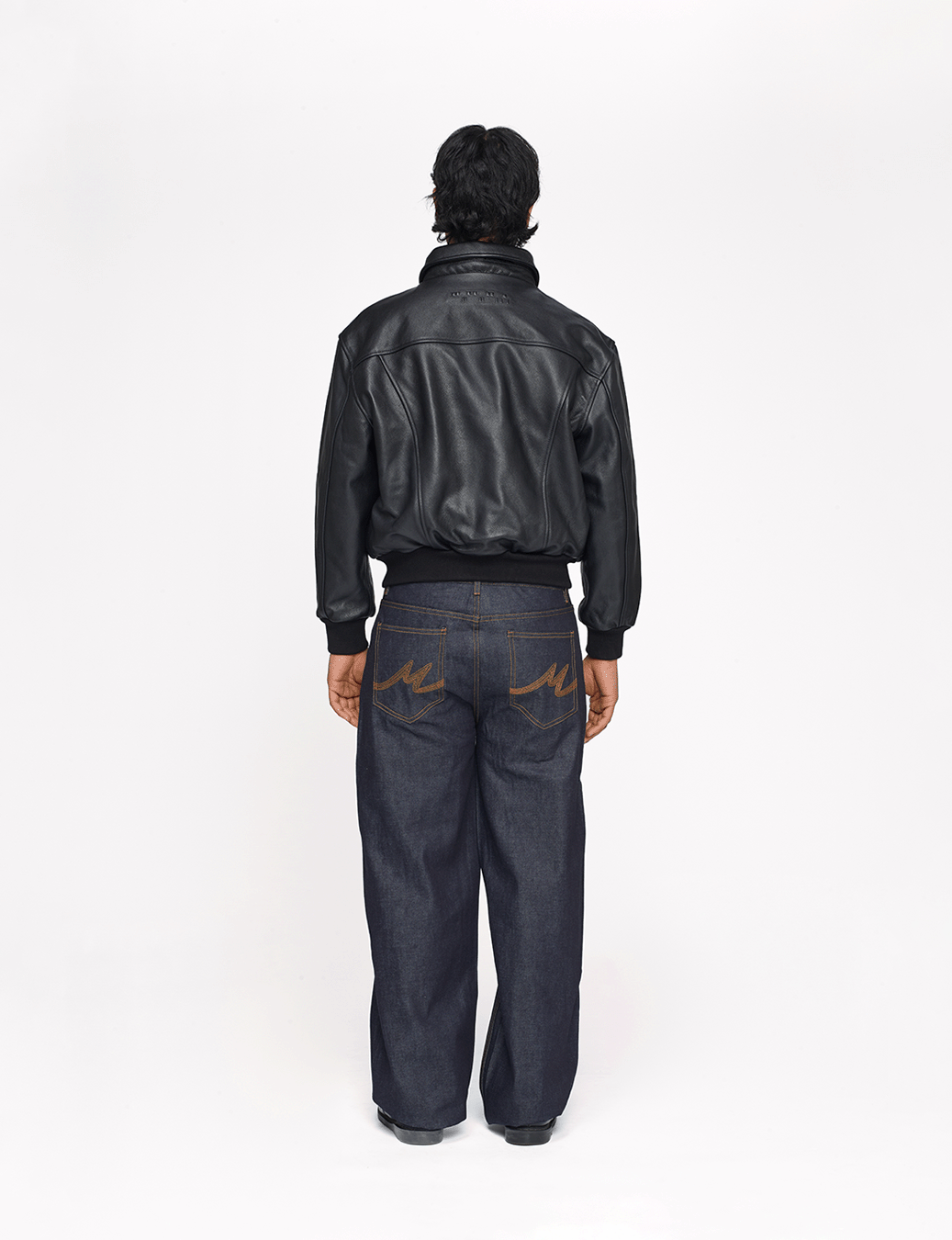 Leather Bomber Jacket