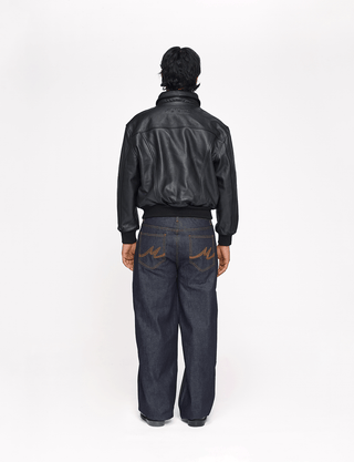 Leather Bomber Jacket