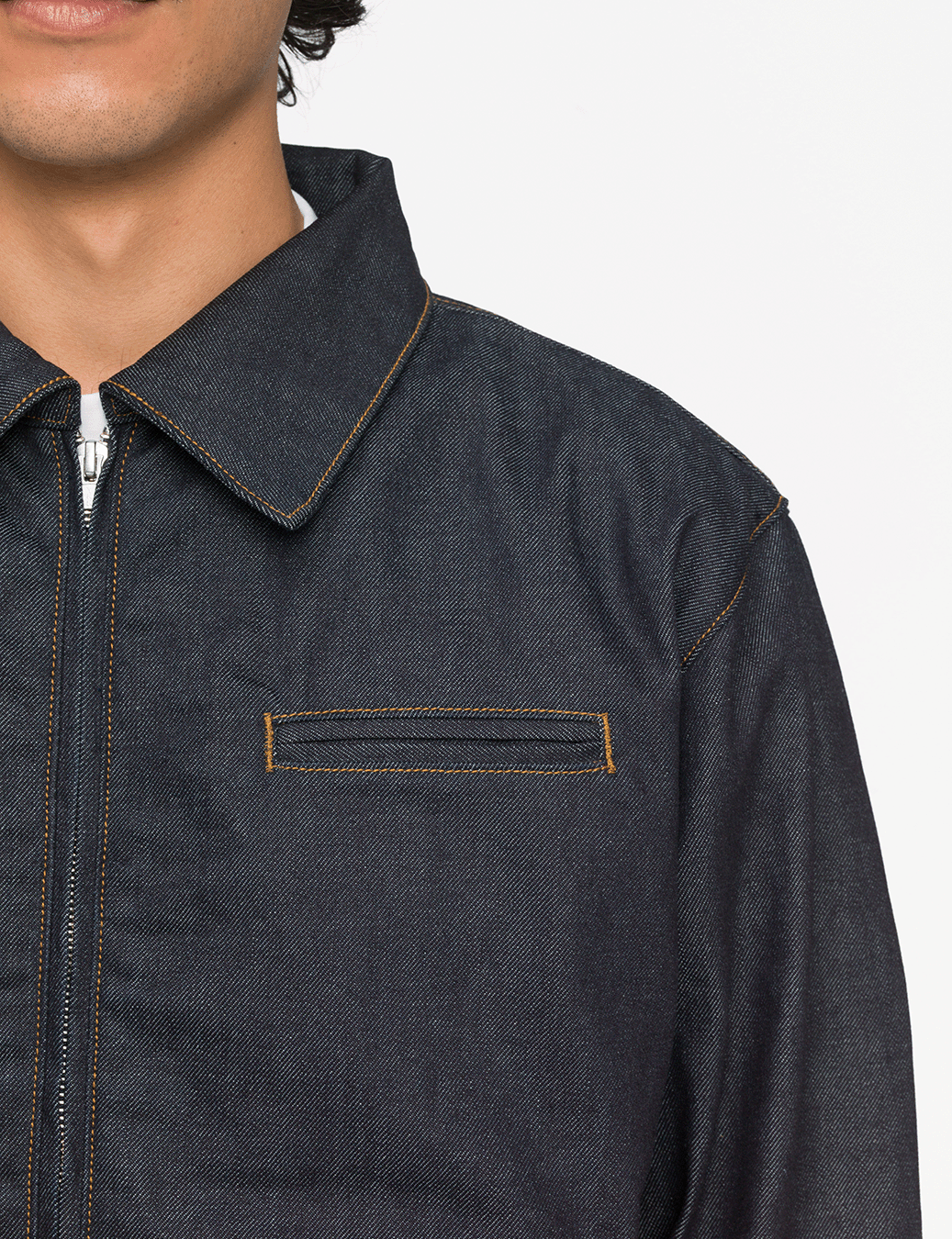 Raw Denim Workwear Jacket