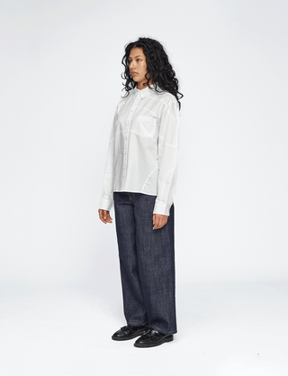 Panelled Button Up Shirt