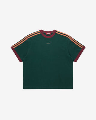 Lundun Ringer - Forest Green - T-Shirt