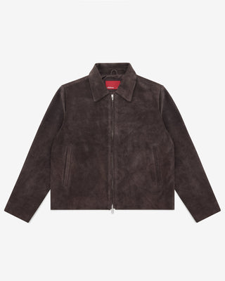 Suede Dinner Jacket (Brown)