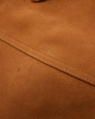 Suede Universal Trucker Jacket (Tan)