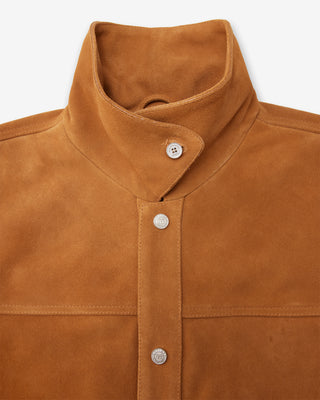 Suede Universal Trucker Jacket (Tan)