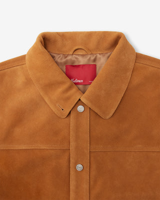Suede Universal Trucker Jacket (Tan)