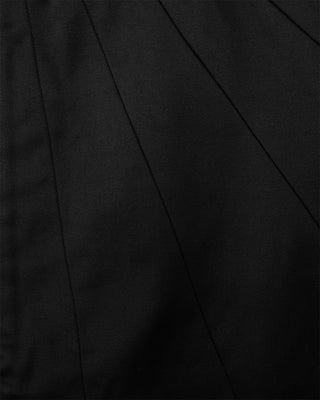 Waxed Windbreaker Jacket (Black)