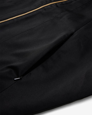 Waxed Windbreaker Jacket (Black)
