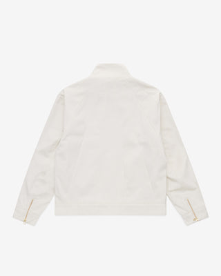 Waxed Windbreaker Jacket (Off-White)