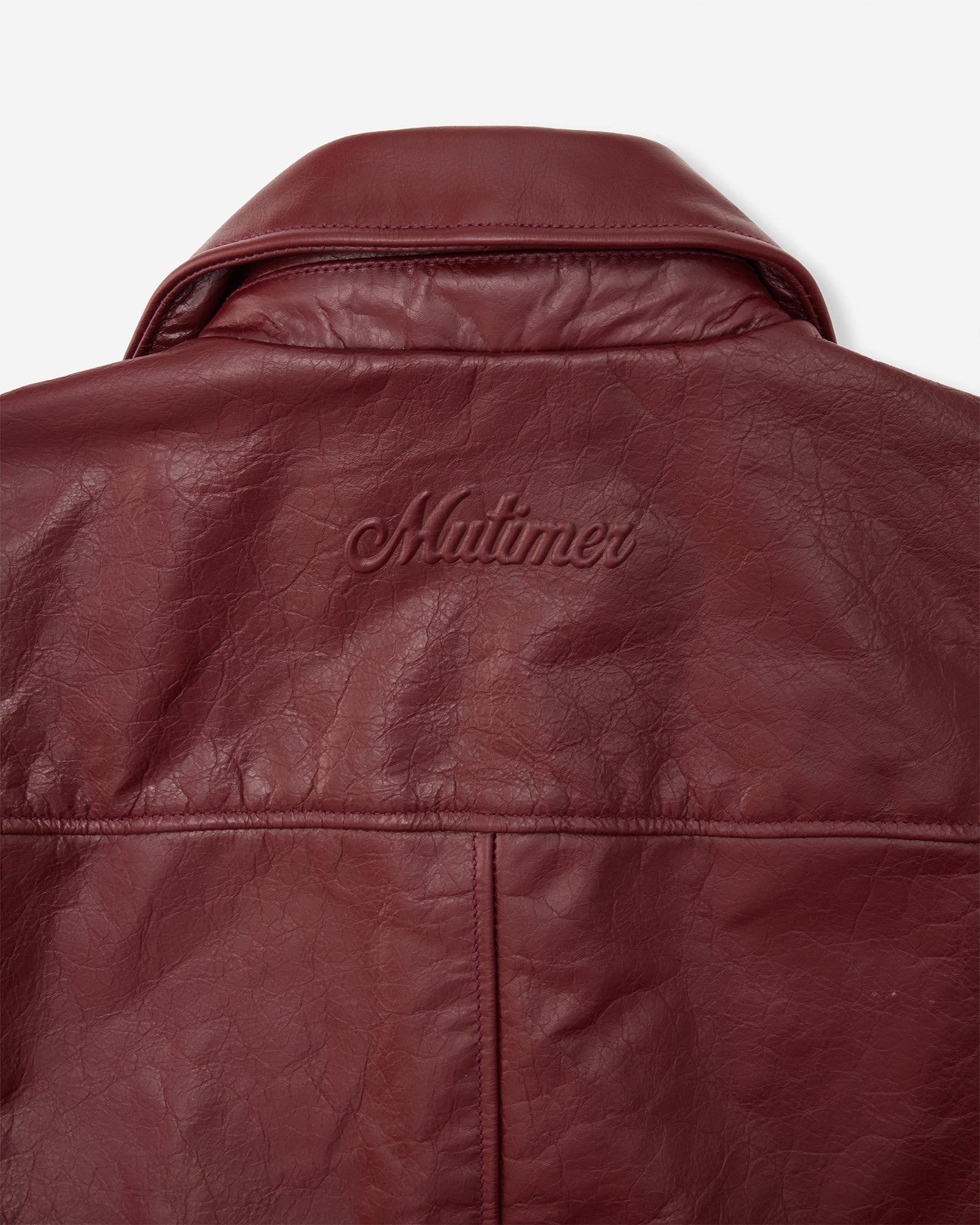 Linea Leather Jacket (Bordeaux) | Mutimer – Mutimer