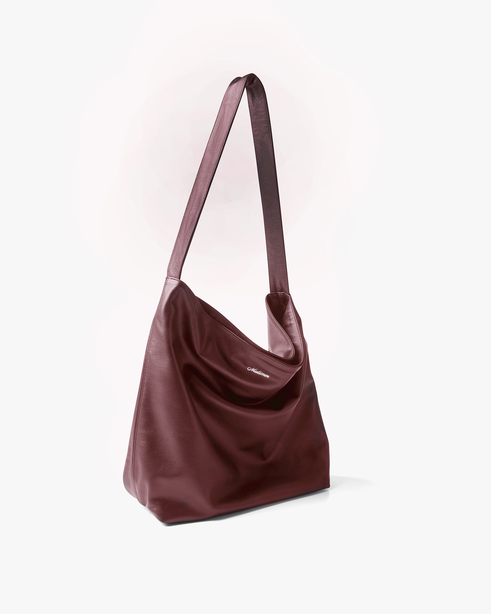 Leather Carry-All Everyday Tote - Bordeaux | Mutimer – Mutimer