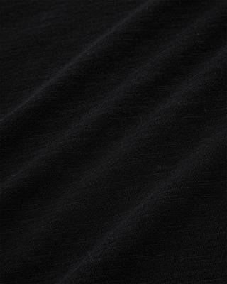 Slub Cotton T-Shirt (Black)