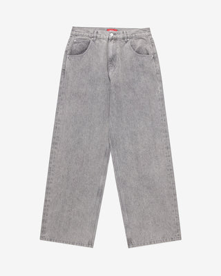 Straight Cut Denim (Stone Grey)