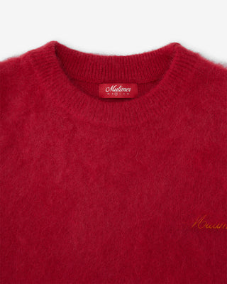 Shaggy Mohair Knit (Wine)