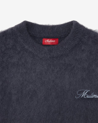 Shaggy Mohair Knit (Anthracite)