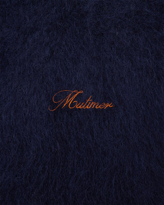 Shaggy Mohair Knit (Navy)
