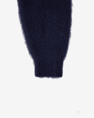 Shaggy Mohair Knit (Navy)
