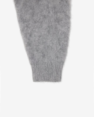 Shaggy Mohair Knit (Silver Grey)