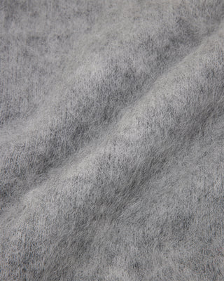 Shaggy Mohair Knit (Silver Grey)