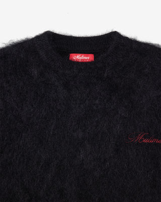 Shaggy Mohair Knit (Black)
